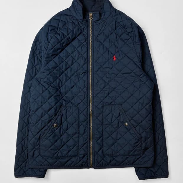 폴로 랄프로렌 클래식 로고 레그런 퀼팅 자켓 PN5426