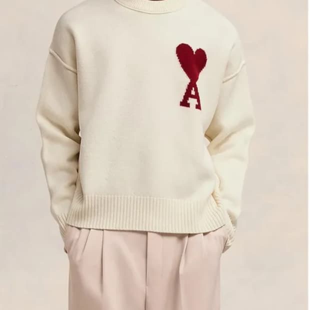 아미 메리노울 드 꾀흐 스웨터 (100사이즈)