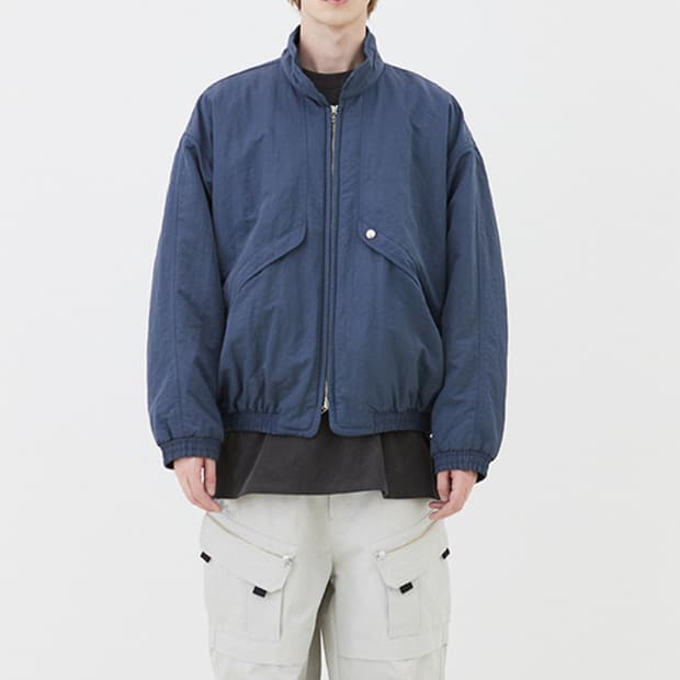 이에이 와이어 카라 오버사이즈 점퍼