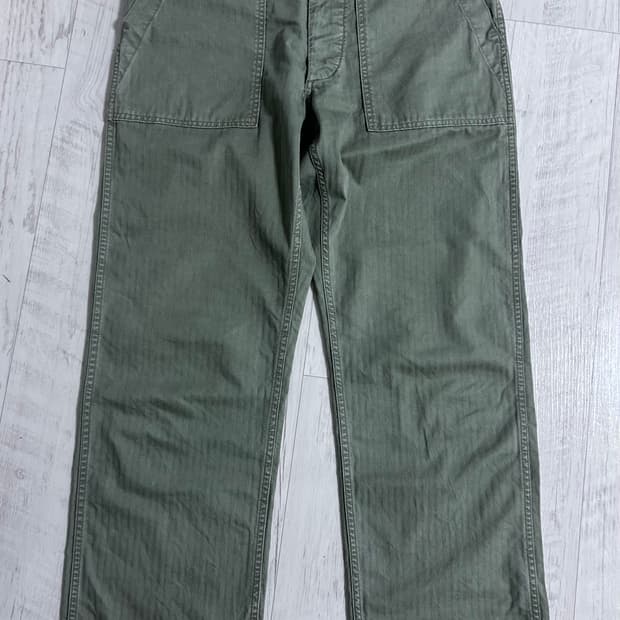 RRL 퍼티그 해링본 팬츠 32x32