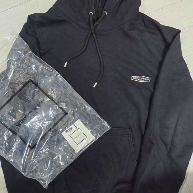 우영미 후드 블랙