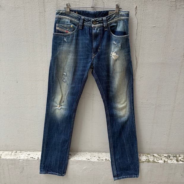 diesel thavar denim pants