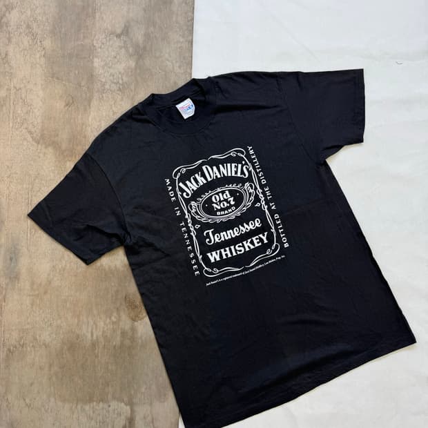 hanes jack daniel's 헤인즈 잭다니엘 프린팅 반팔