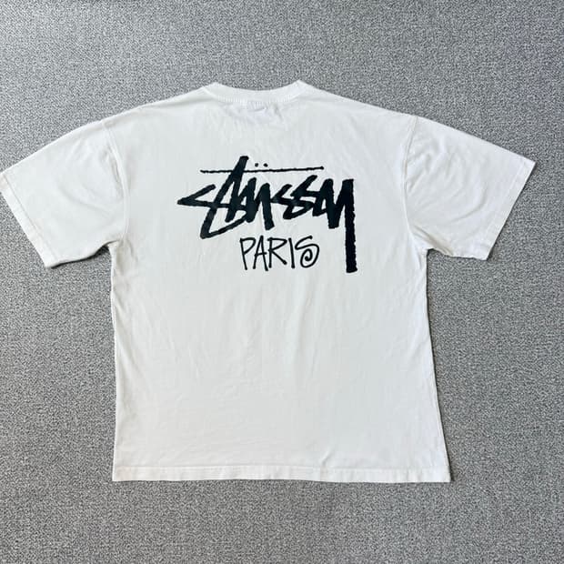 [정가 12만원] Stussy 스투시 파리 반팔 XL