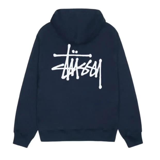 스투시 네이비 후드티