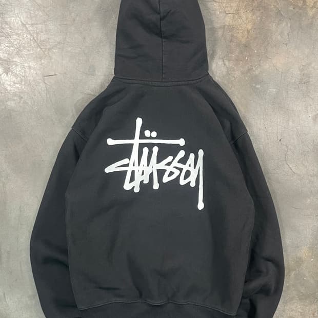 스투시 스탁로고 스웻후드