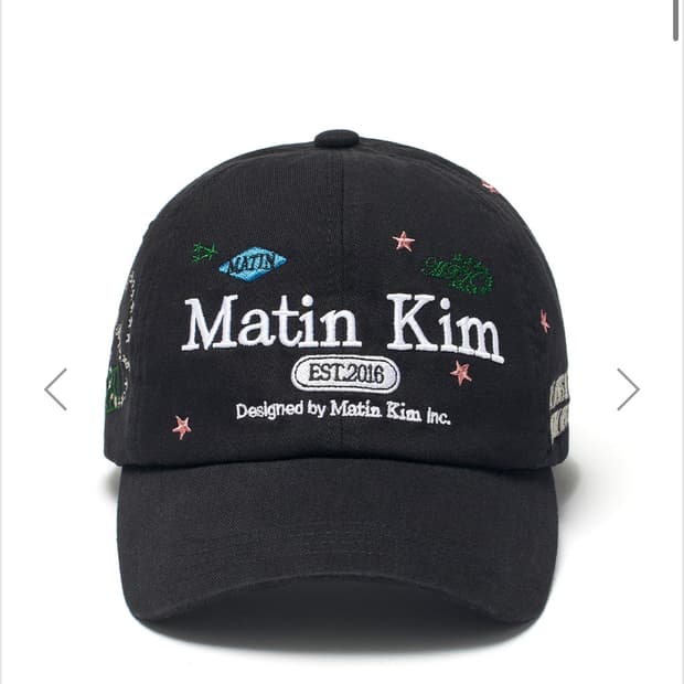 마뗑킴 로고플레이 볼캡