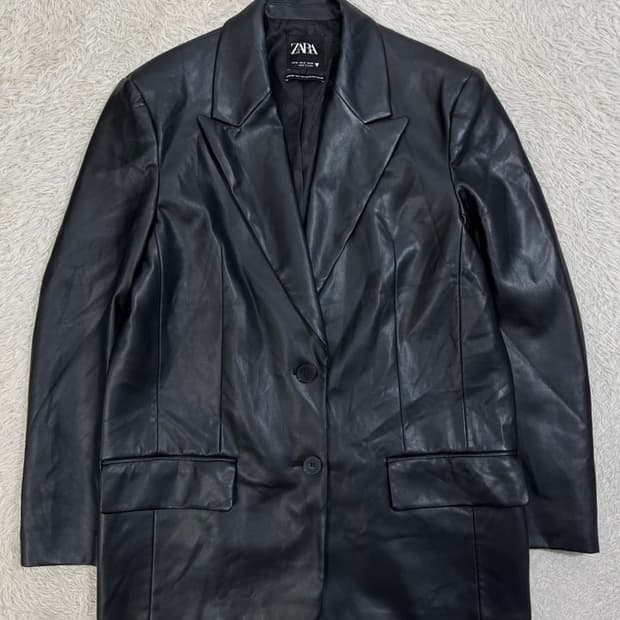 자라 레더 블레이저 자켓/#2749