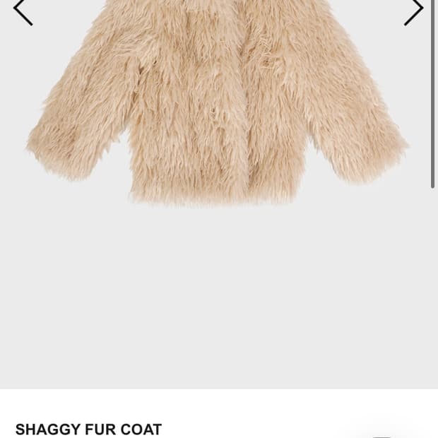데어드 퍼자켓 SHAGGY FUR COAT