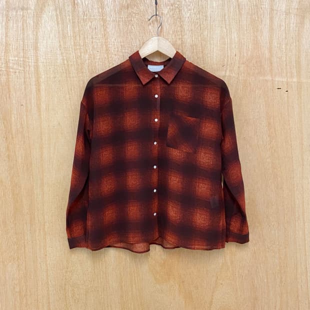 RAY BEAMS see-through ombre shirts