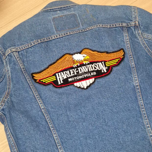 90's 리바이스 × 할리데이비슨 데님자켓 made in usa