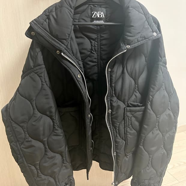 자라 퀼팅 경량 패딩
