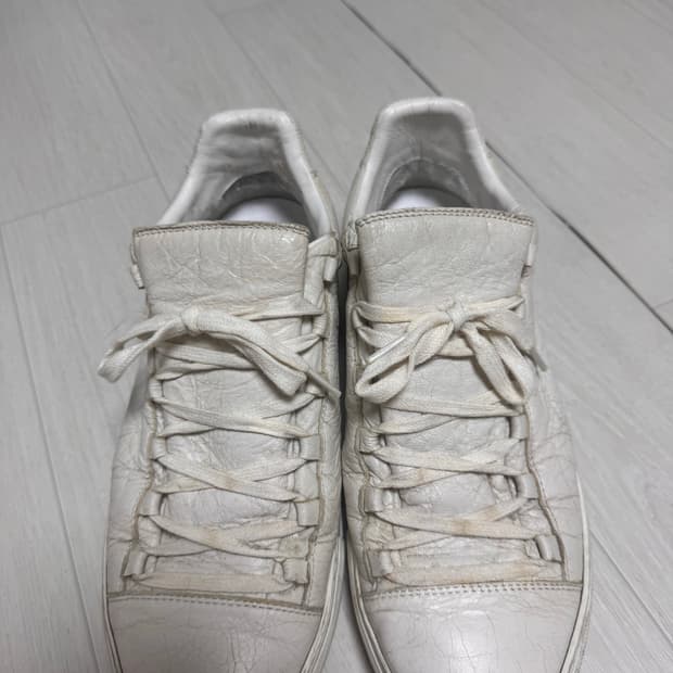 발렌시아가 아레나 화이트 스니커즈(42)