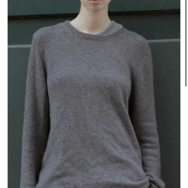 Mudule Plain Knit grey