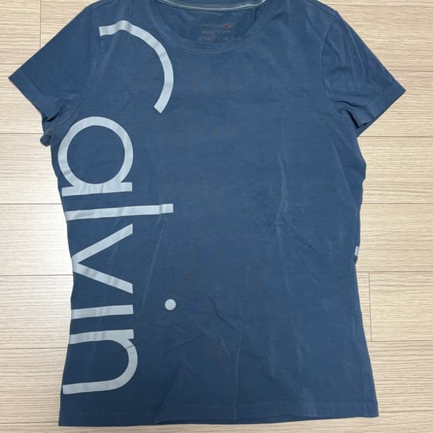 캘빈클라인 반팔 티셔츠 블루