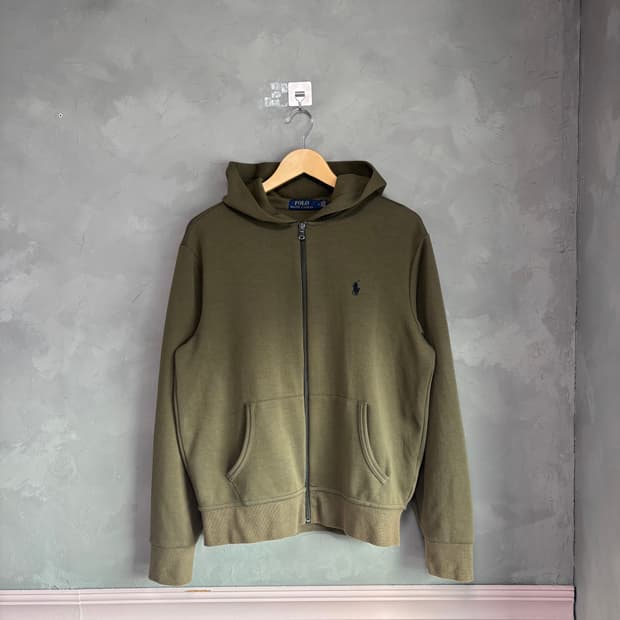 폴로 랄프로렌 후드집업 카키