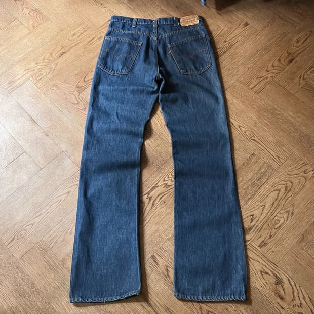 [34]80's 리바이스 USA 40517-0916 오렌지탭 플레어진