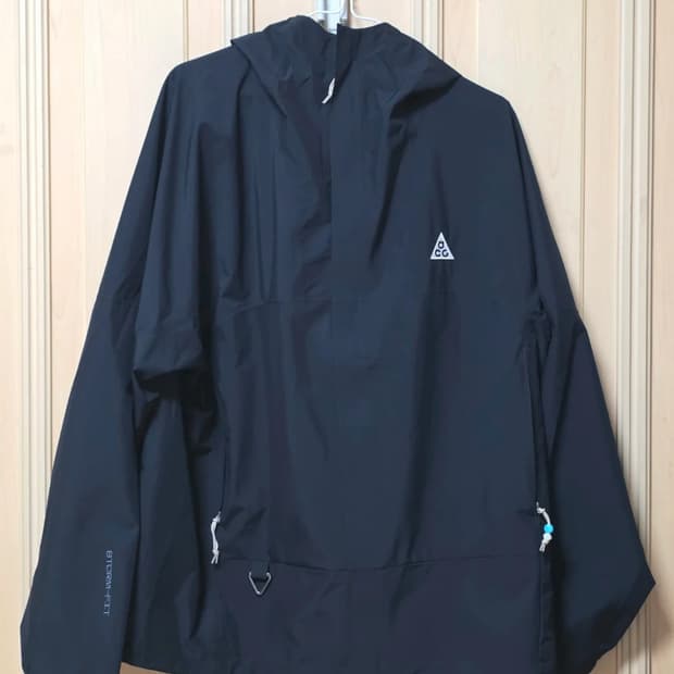 나이키 acg 스톰핏 adv 케스케이드 레인 풀 집 자켓 블랙 