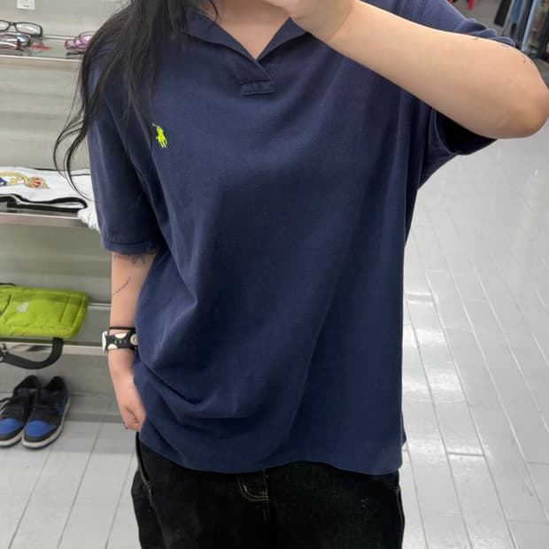 폴로 랄프 로렌 클래식 코튼 메시 폴로 셔츠