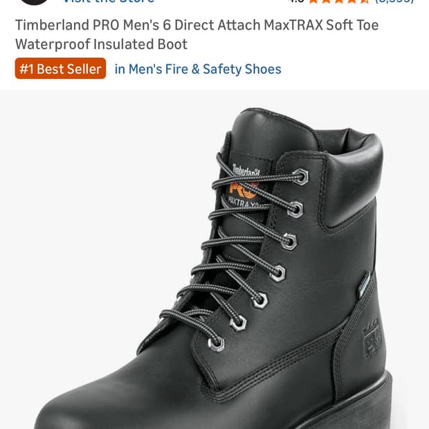 팀버랜드프로 6인치 소프트토 9.5W