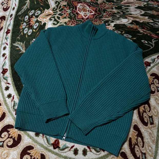 Amomento full needle blouson (L)