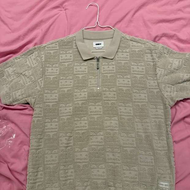 아이앱 스튜디오 x 오베이 카터 테리 폴로 실버 그레이