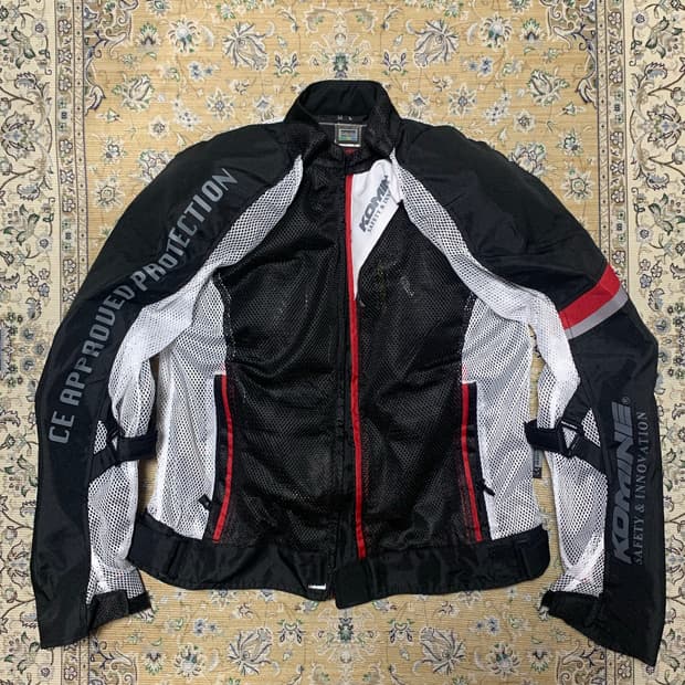 코미네 춘하계용 매쉬 라이딩 자켓