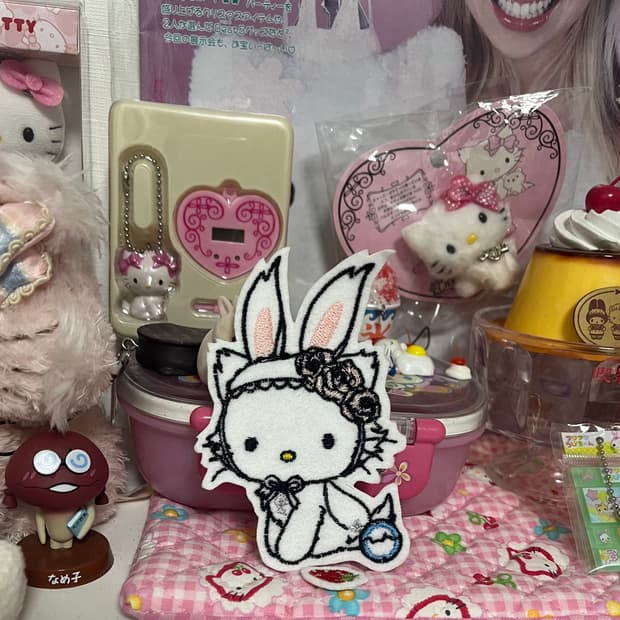 일괄 우사기챠미키티 와펜 챠미 딸기 산리오 스위츠 다꾸 자수 고전