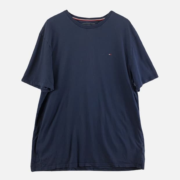 타미힐피거 네이비 남자 반팔티 XL N9678