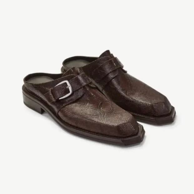 마틴로즈 치즐 토 더비 슈즈 41