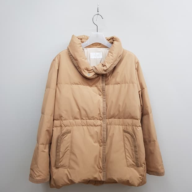 한섬 SJSJ 하이넥 구스다운 패딩 점퍼 82-94-160사이즈