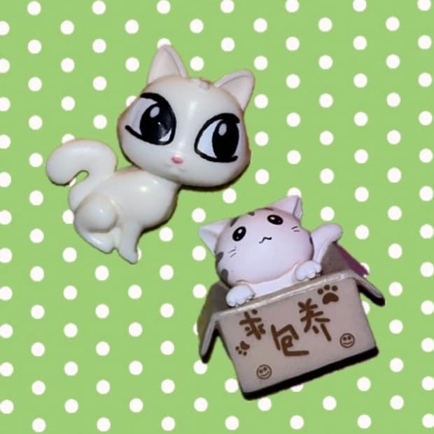 빈티지 핀터레스트 고전 고양이 가챠 피규어 고전완구 문구 방꾸 인테리어