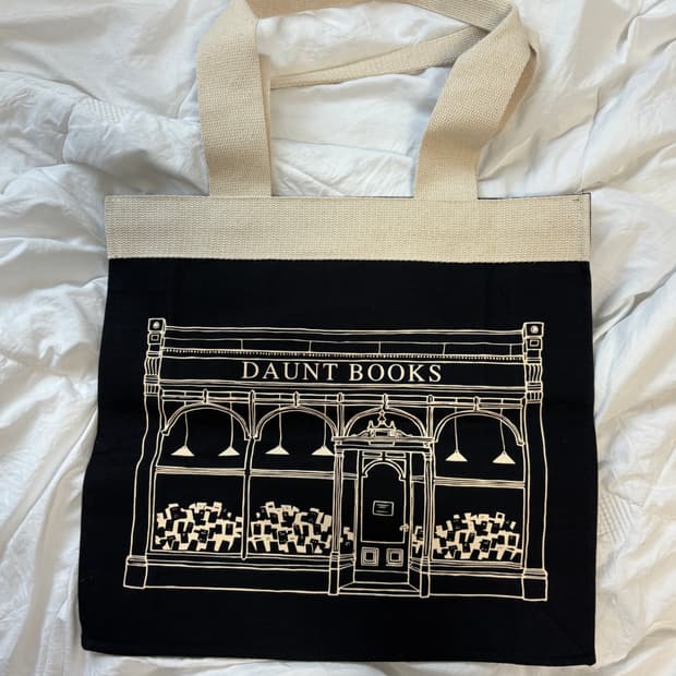 던트북스 캔버스 에코백 블랙 새상품