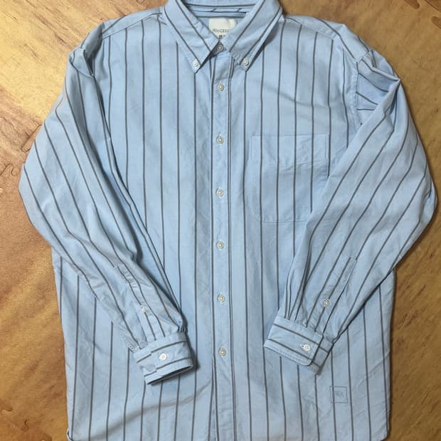 유니클로 jw 옥스포드 스트라이프셔츠 L