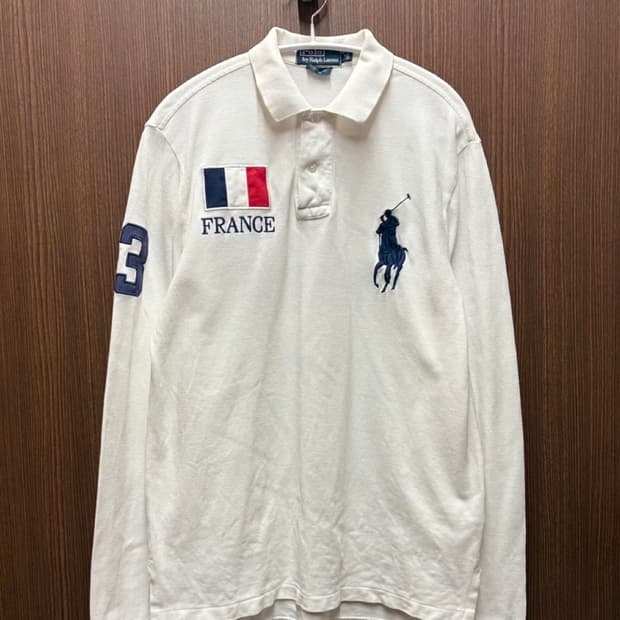 정품 폴로랄프로렌 빅포니 치프키프 카라 슬리브 M