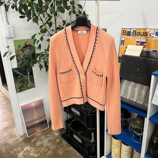 산드로 우먼 스티치 가디건 2