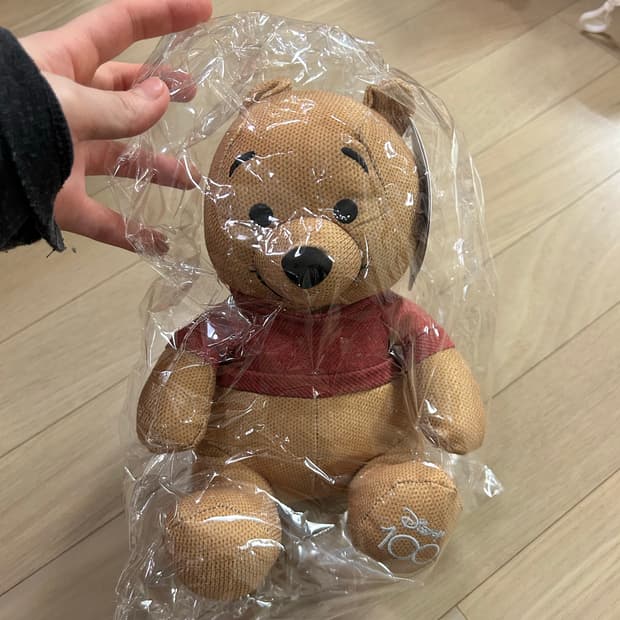 디즈니 100th 기념 한정판 푸 인형