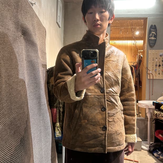 빈티지 무스탕 자켓 Gu
