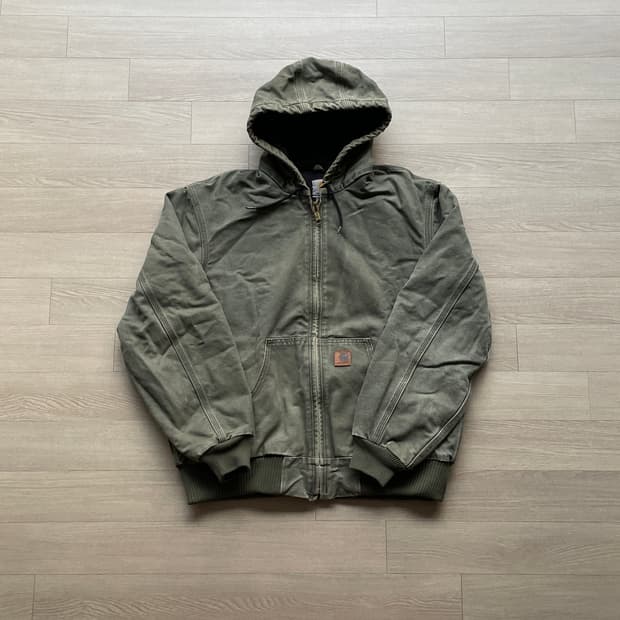 칼하트 j130 ARG 아미그린 액티브 샌드스톤 carhartt 빈티지