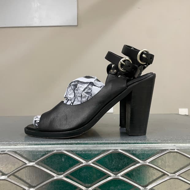 레그앤본 블랙 레더 힐 37