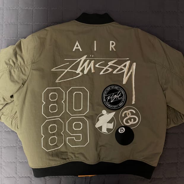 [M] 나이키 x 스투시 리버시블 자켓 미디움 올리브