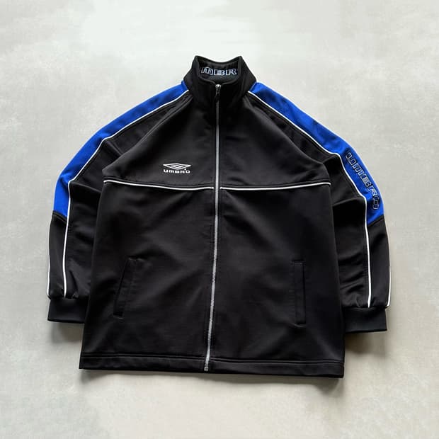 [M]엄브로 올드스쿨 기모 트랙탑 져지