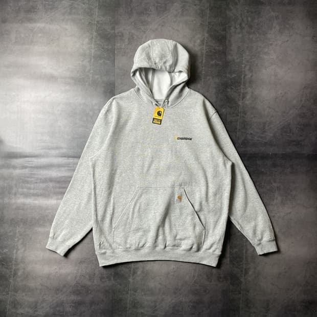 CARHARTT 칼하트 데드스탁 그레이 기모 후드티 A00433