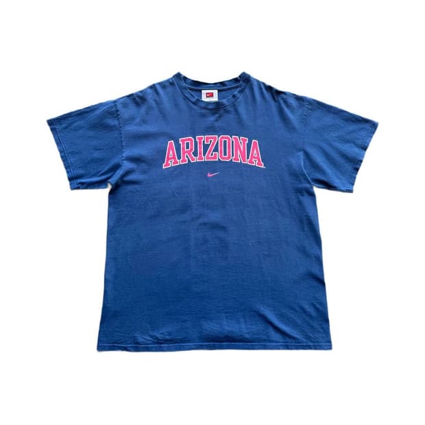 Early 00s 나이키 애리조나 스펠아웃 센터로고 티셔츠