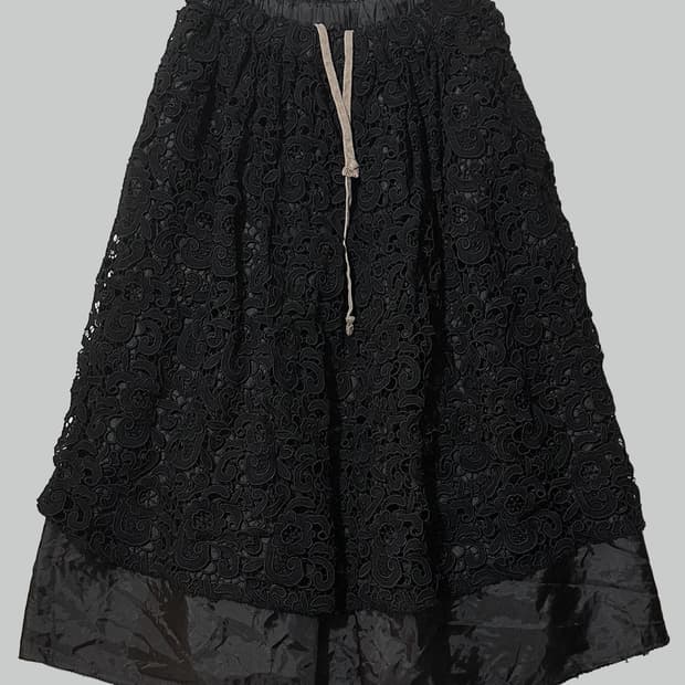 꼼데가르송 와이드 스커트