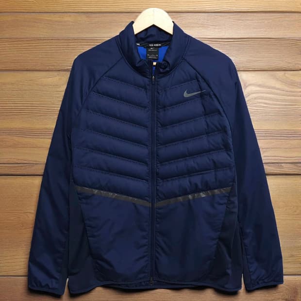110)NIKE 나이키 에어로로프트 러닝 다운 패딩 점퍼 네이비