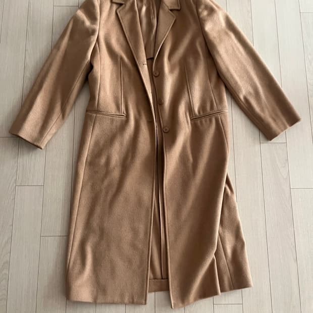 캘빈클라인 여성 카멜 코트