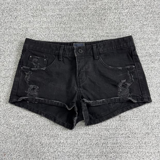 블랙 그런지 숏팬츠