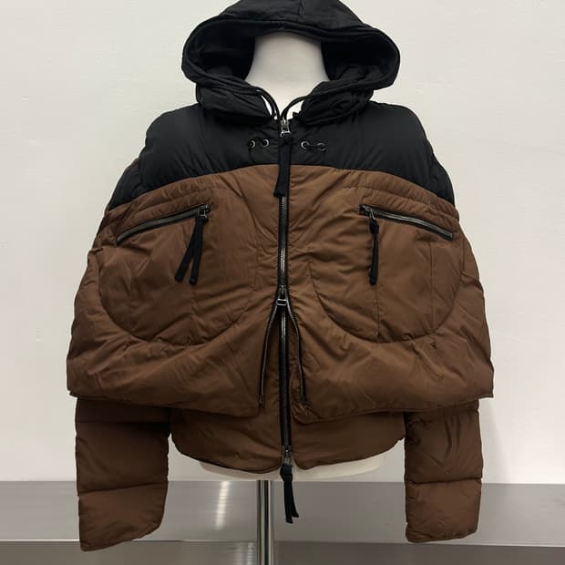 마르니 케이프 덕 다운 패딩 