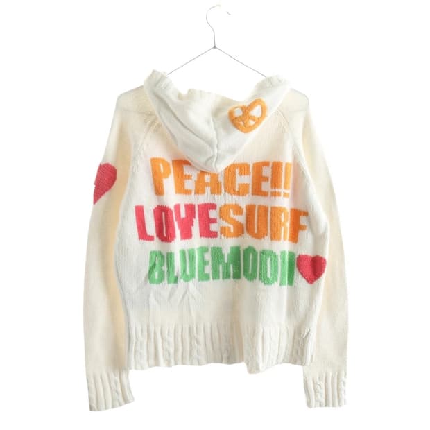 BLUE MOONBLUE 니트 가디건 갸루 펑크 punk y2k 와투케